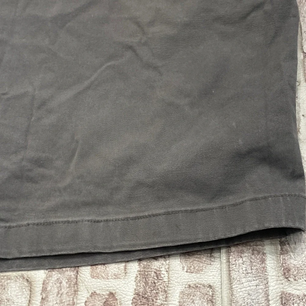 L.L. Bean Shorts Natural Fit Pathfinder Stretch Men's Gray 42 Canvas Work Hiking